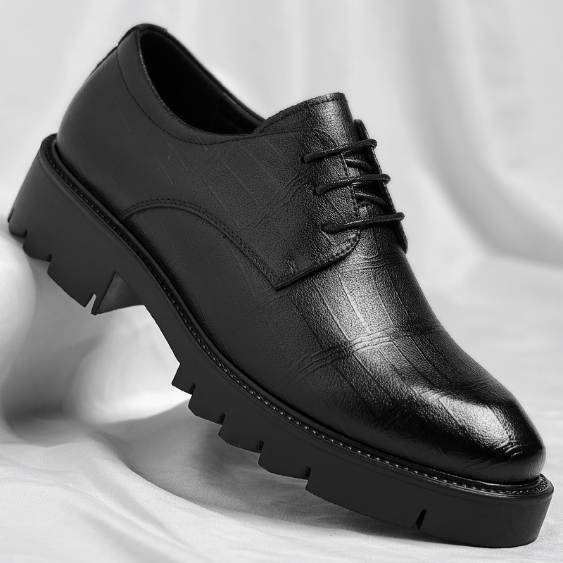 Inner Height Increasing Men's Shoes 10cm Wedding Shoes Low-top Men's Height Increasing Shoes Men's 8cm Four Seasons Inner Height Increasing Dress Shoes Men's 5cm