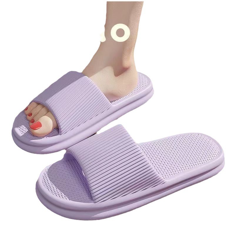 Picture of Slippers Home Non-slip Summer Couple Indoor Bathroom Slippers Not Stinky Stomping Feeling Household Thick Bottom Eva Sandals for Women
