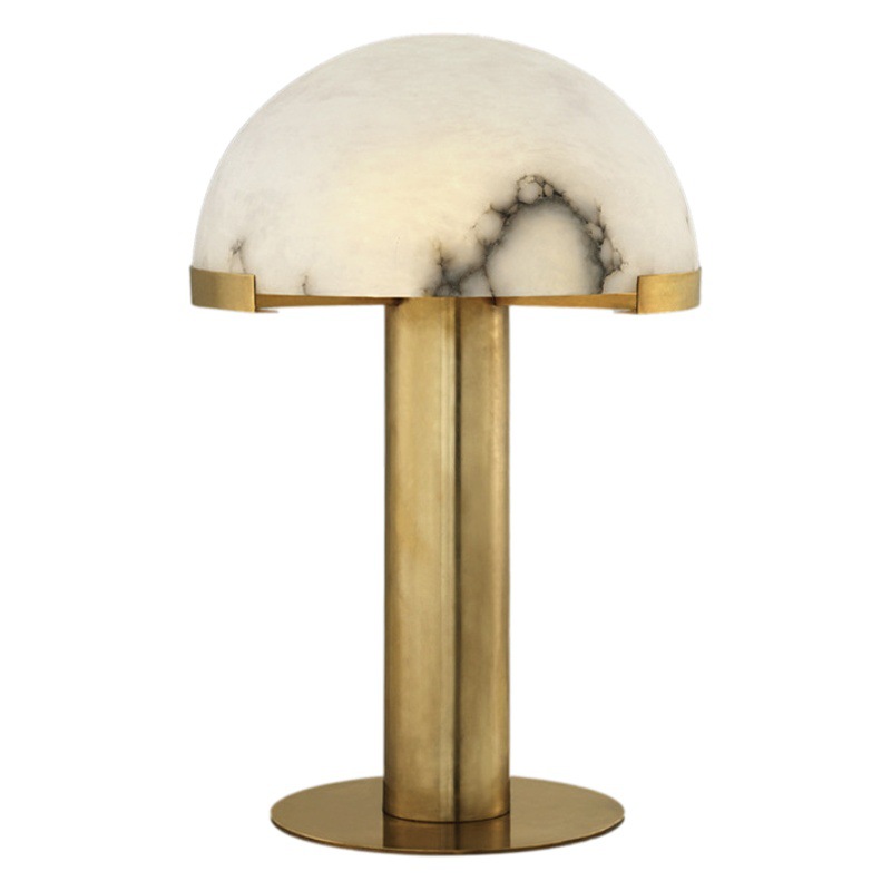 Post-modern natural marble living room table lamp art bedside bedroom designer model room bedside table lamp