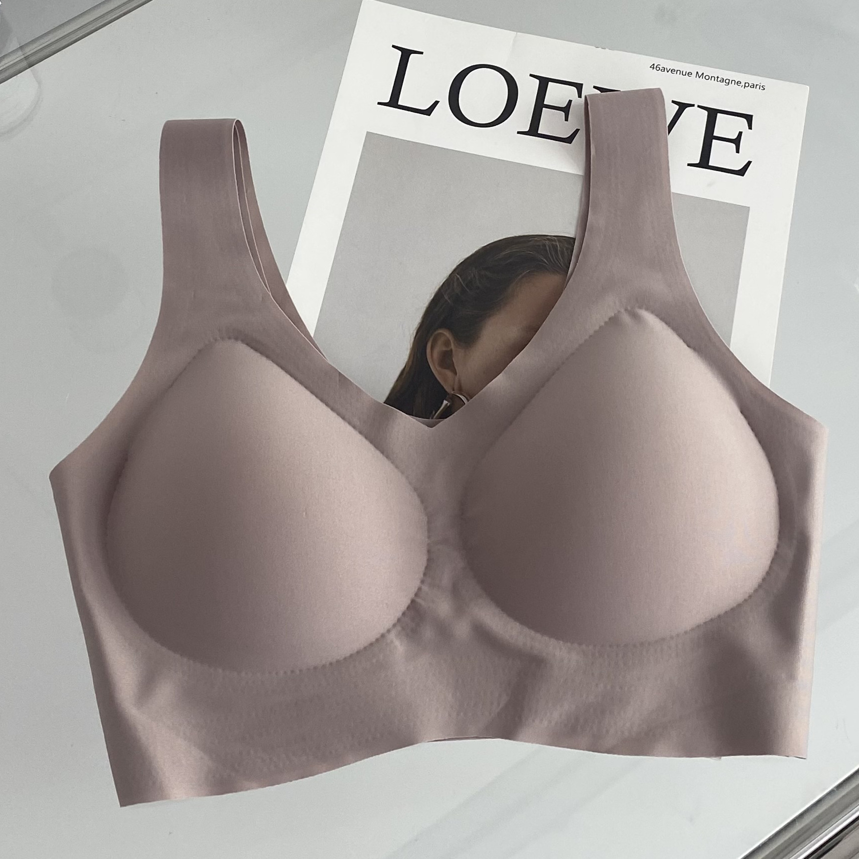 Picture of [High Quality] All-In-One Fixed Cup Thin Intimates, Seamless, Comfortable, Sports-Free, Wire-Free Vest-Style Bra