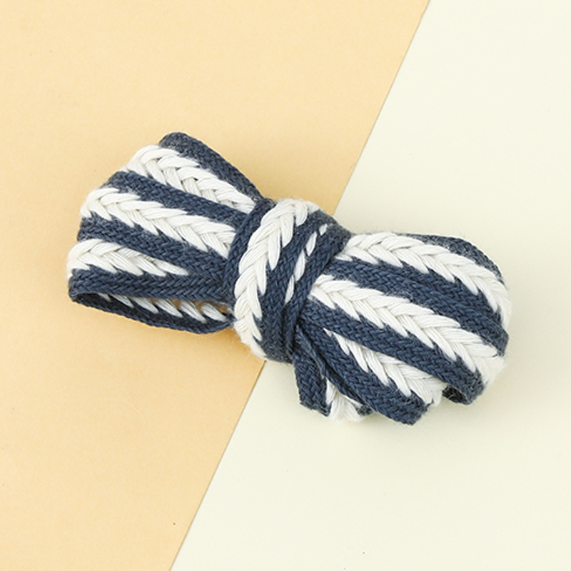 Picture of Marshmallow Two-Color Wheat Ear Shoelaces 1.5cm Casual Shoes Sneakers Twist Woven Cotton Shoelaces Ready for Cross-Border Wholesale