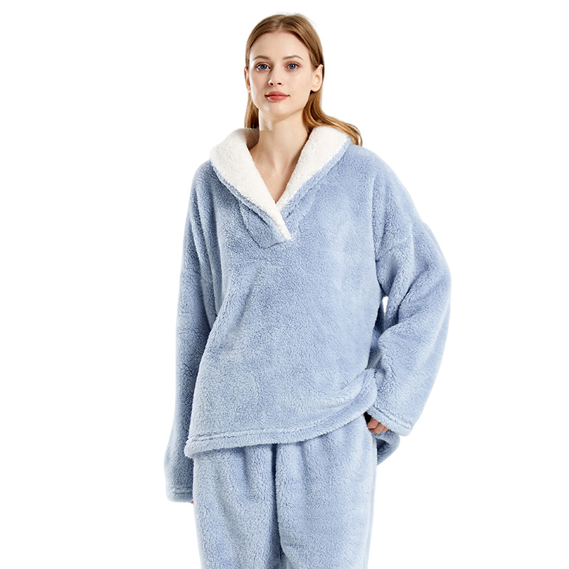 Picture of 2025 New Winter Christmas Foreign Trade Amazon Explosions Thickened Women's Independent Station Pajamas suit