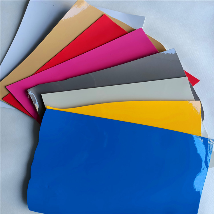 pvc foam leather 0.4 0.5 0.6 0.8 1.0 mirror leather patent leather fabric sporting goods synthetic leather