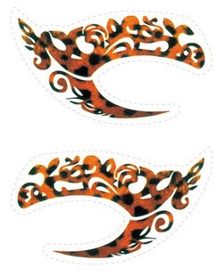 Picture of Smokey Eye Shadow Eyeliner Makeup Tattoo Sticker Suitable for Daily Parties Temporary Tattoos Can Be Used for 3-5 Days