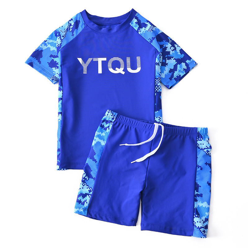 Children's Split Swimsuit Boys' Baby Swimming Trunks Set Girls' Middle and Big Children's Swimming Equipment Boys Training Swimsuit