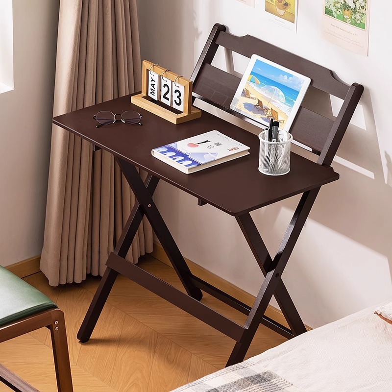 Folding Desk Computer Desk Dormitory Flat Bedroom Retractable Folding Table Reading Writing Desk Office Computer Desk