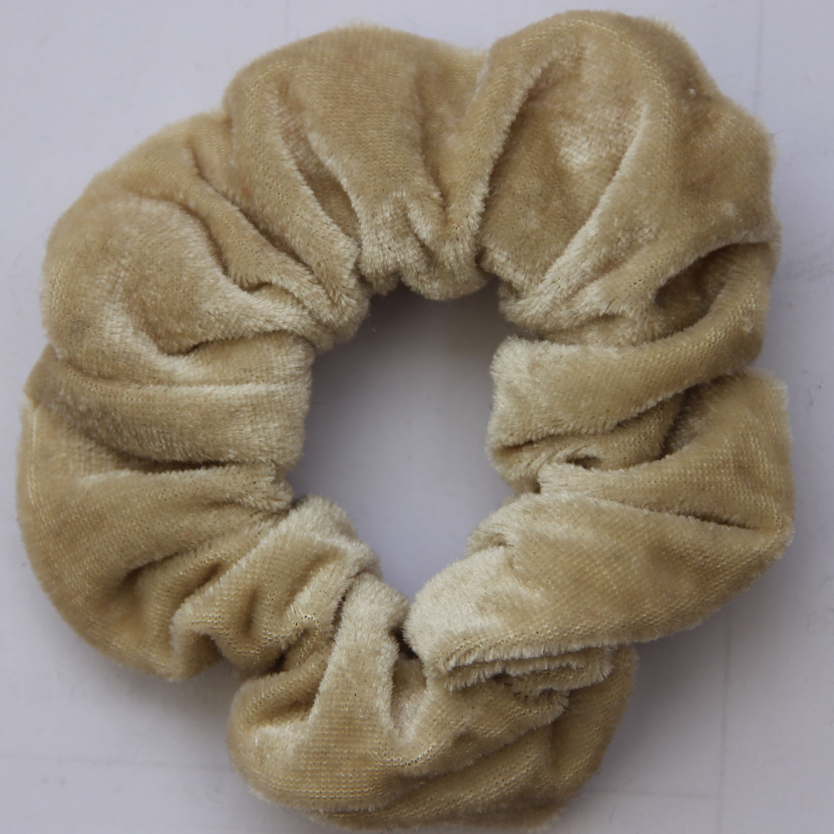 Picture of Amazon Gold Velvet Cloth Pig Intestine Hair Ring Velvet Mother Headband Grandma Jewelry Rubber Band Wholesale
