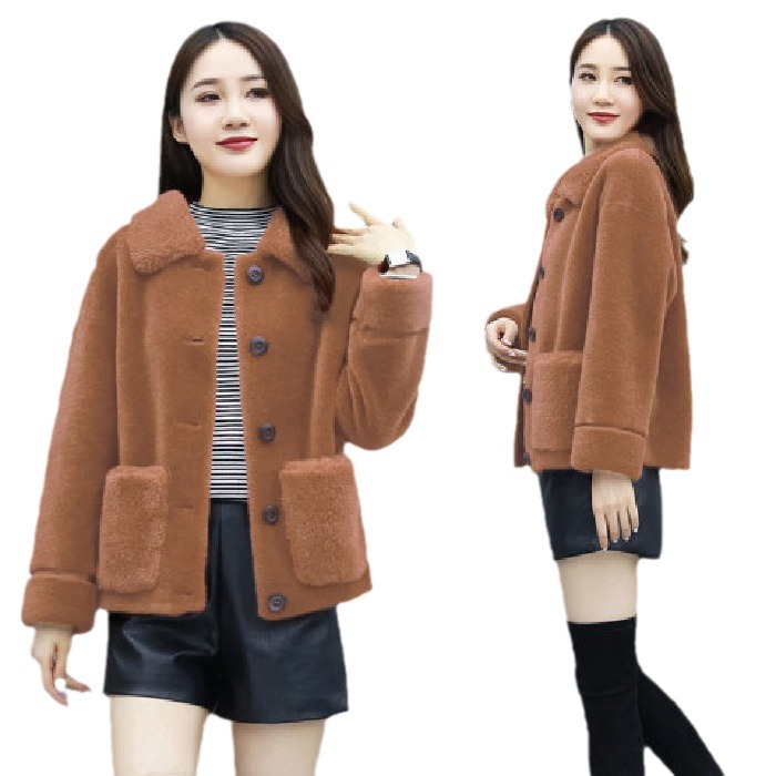 Picture of Short coat for women loose thickened 2023 autumn and winter New Korean style thick all-match fashionable top