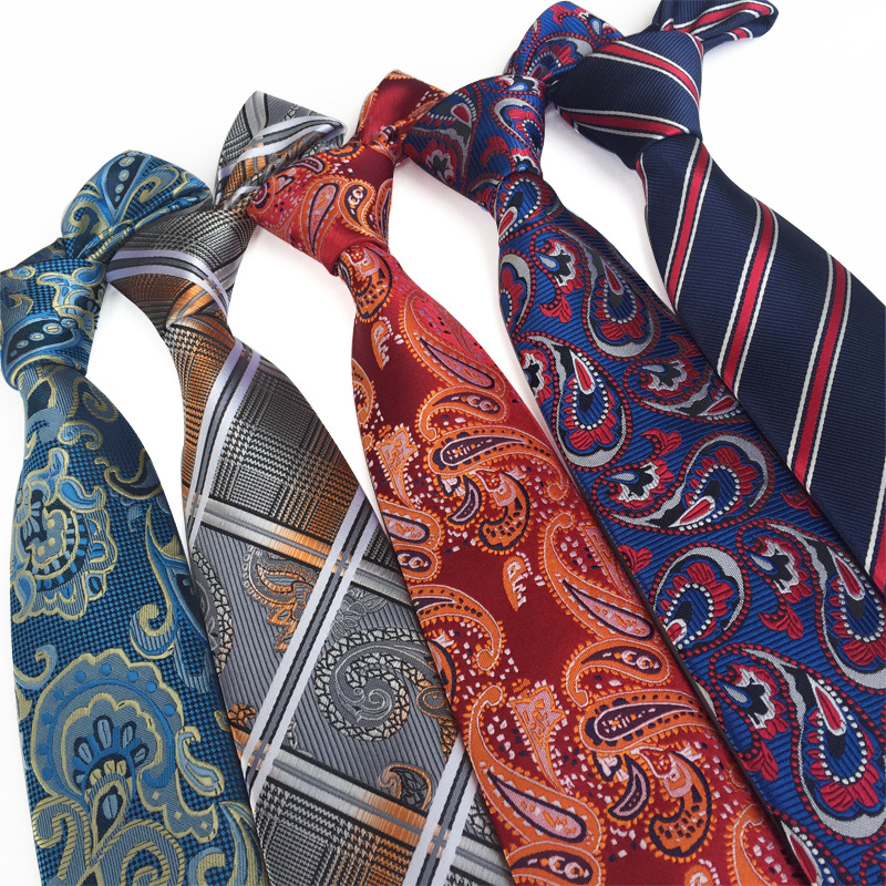 Picture of Source Factory Hot Jacquard Fabric Tie Men's Dress Business Suit Accessories Tie Wholesale