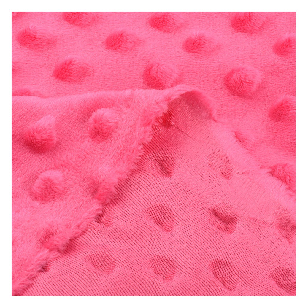 In stock Crystal velvet pressed velvet fabric Crystal super soft bubble velvet fabric plush toy baby blanket bean Velvet