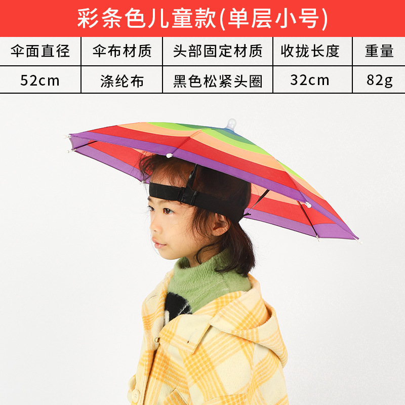 Picture of Large wholesale double-layer wind-resistant sturdy umbrella cap large folding dual-use sturdy sunshade umbrella custom advertising