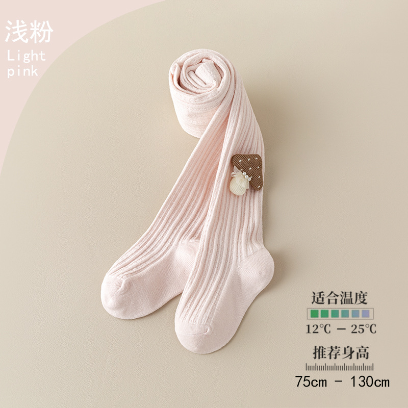 Picture of 0-10 years old children's pantyhose wholesale spring and autumn girls' pantyhose Class a cotton dragonfly wings knot children's pantyhose