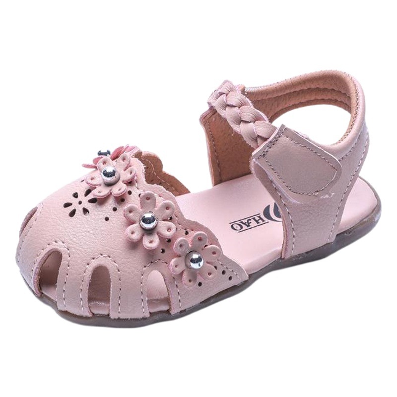 Baby Hollow Baotou Sandals 2025 Summer New Girls Princess Shoes Infant Girls Toddler Shoes Wholesale