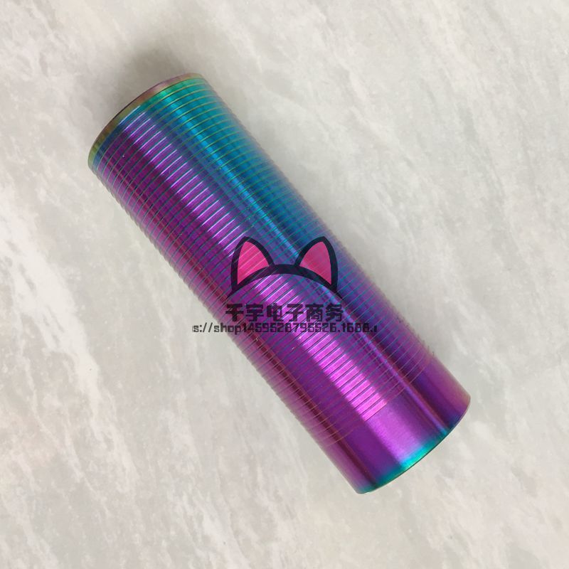 Colorful full-volume cylinder stainless steel baked blue air cylinder is suitable for M4 heat dissipation air cylinder 2 wave cylinder