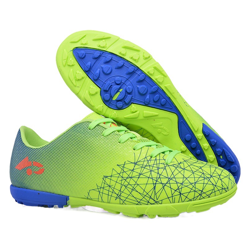 2022 new children's football shoes adult long nail sneakers broken nail grass training shoes non-slip factory delivery wholesale