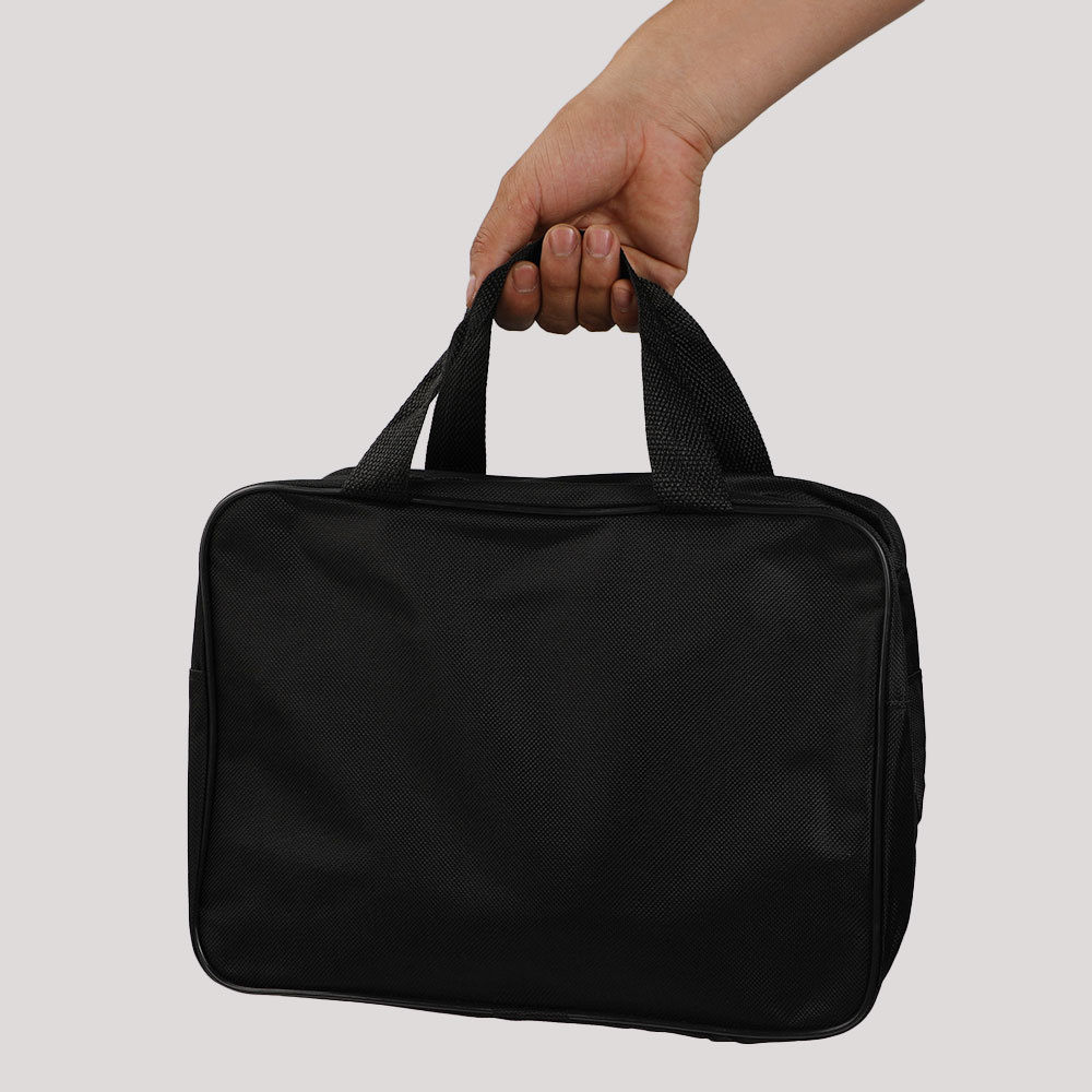 Oxford Cloth Bag Handbag Outdoor Camping Style Picnic Bag Multifunctional Black Storage Bag