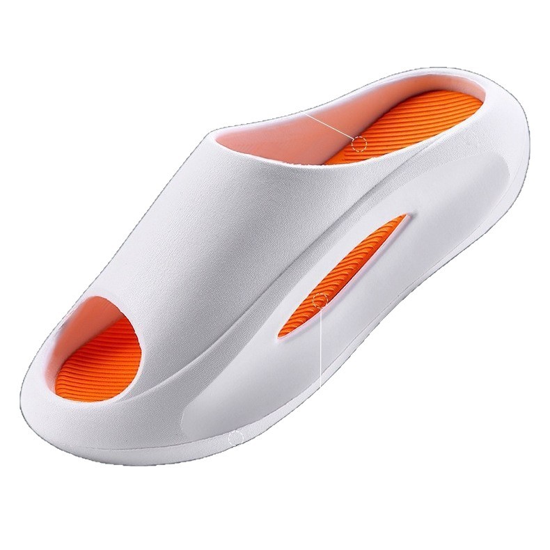 Picture of Designed for Outer Wear, Fashionable Sports Slippers, Thick-Soled, Personalized, Non-Slip, Anti-Odor, Wear-Resistant, Soft-Soled Men's Slippers Wholesale