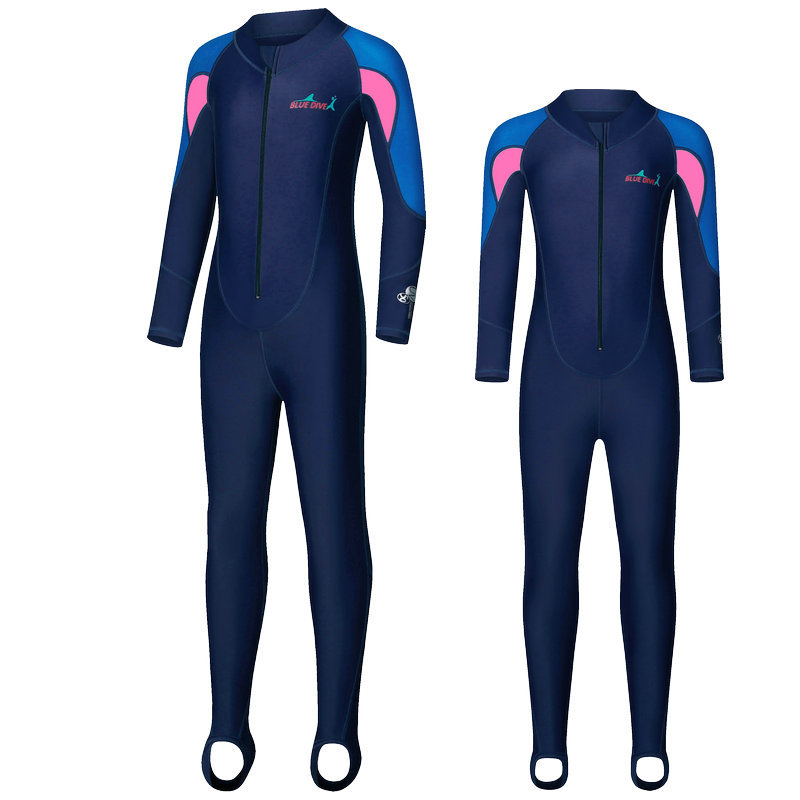 Picture of Children's Sun-proof Long-sleeved Siaman Swimming Suit for Boys and Girls Diving Suit Jellyfish Suit Cold-proof Winter Swimming Snorkeling Suit