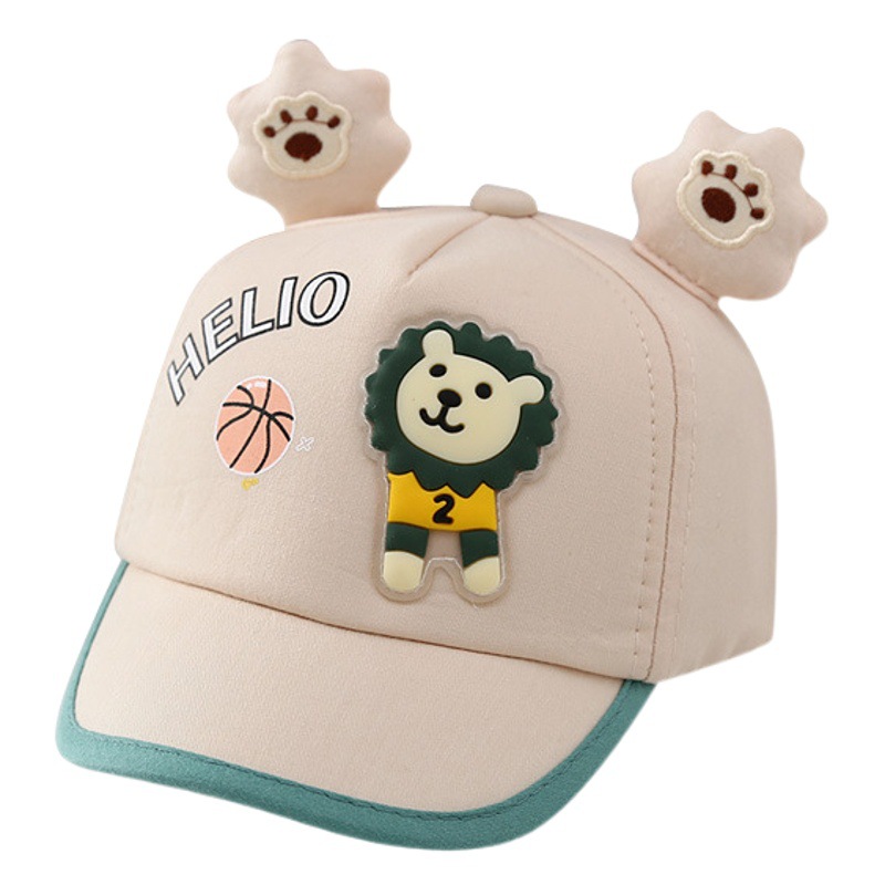 Baby hat cute bee peaked cap spring and autumn baby baseball cap outdoor sun protection children sun hat