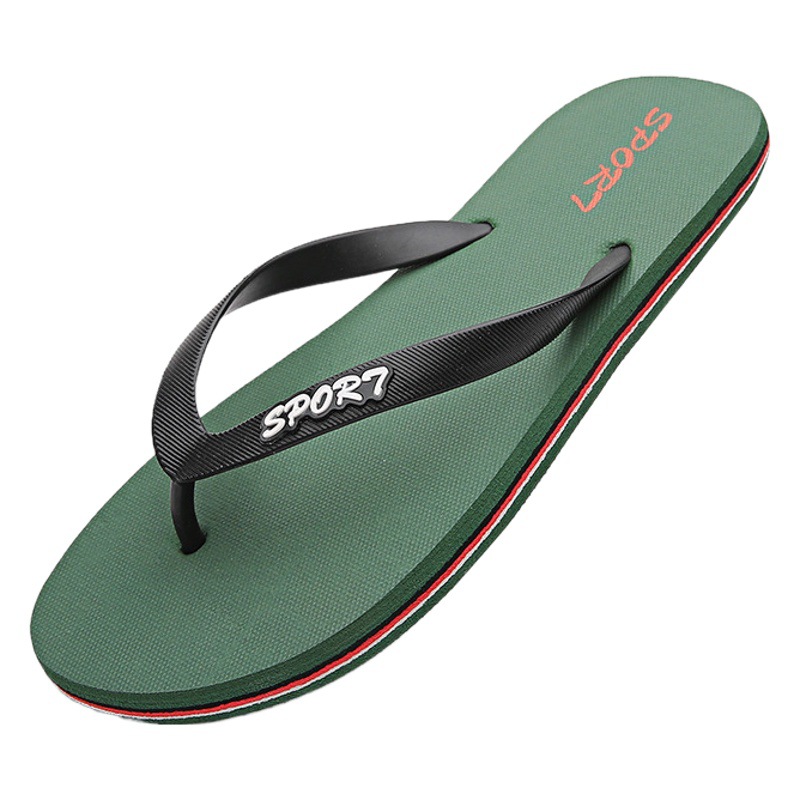 2024 New Summer Flip-flops Men's High-end Feeling Dung Sense Wear-resistant Non-slip Outer Wear Soft Bottom Flip-flops Sandals
