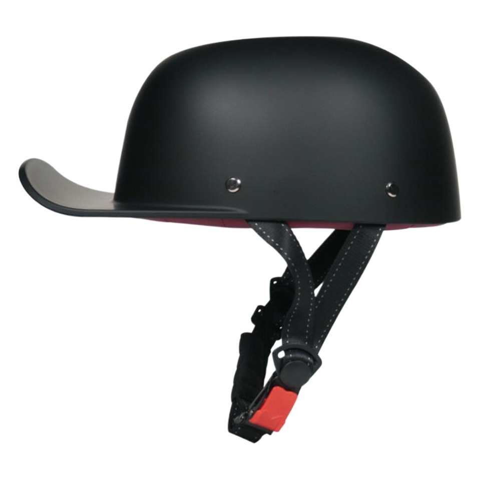 Retro bandit personality baseball cap painted helmet scoop helmet peaked cap helmet men's and women's electric car baseball cap half helmet 3C
