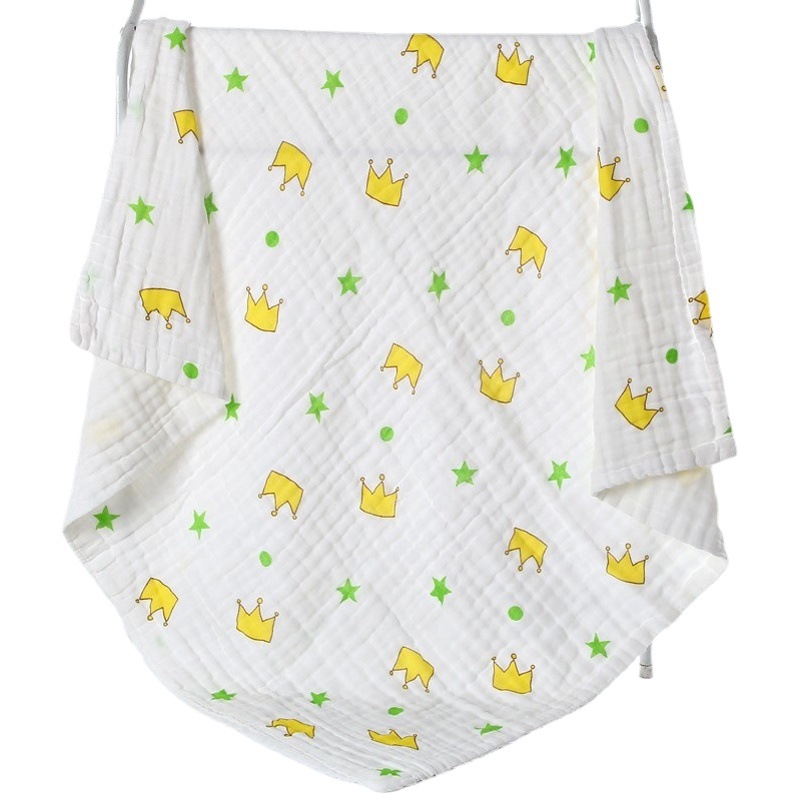 [Strictly Selected] Gauze Baby Bath Towel Pure Cotton Summer Six-Layer Popular Baby Wrap Kidsren's Blanket Newborn Blanket