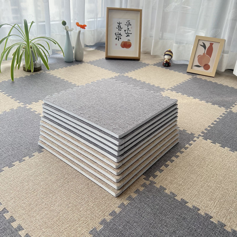 Cross-border Floor Mat Carpet Bedroom Household Tatami Floor Mat Four Seasons Universal Linen Blanket Washable