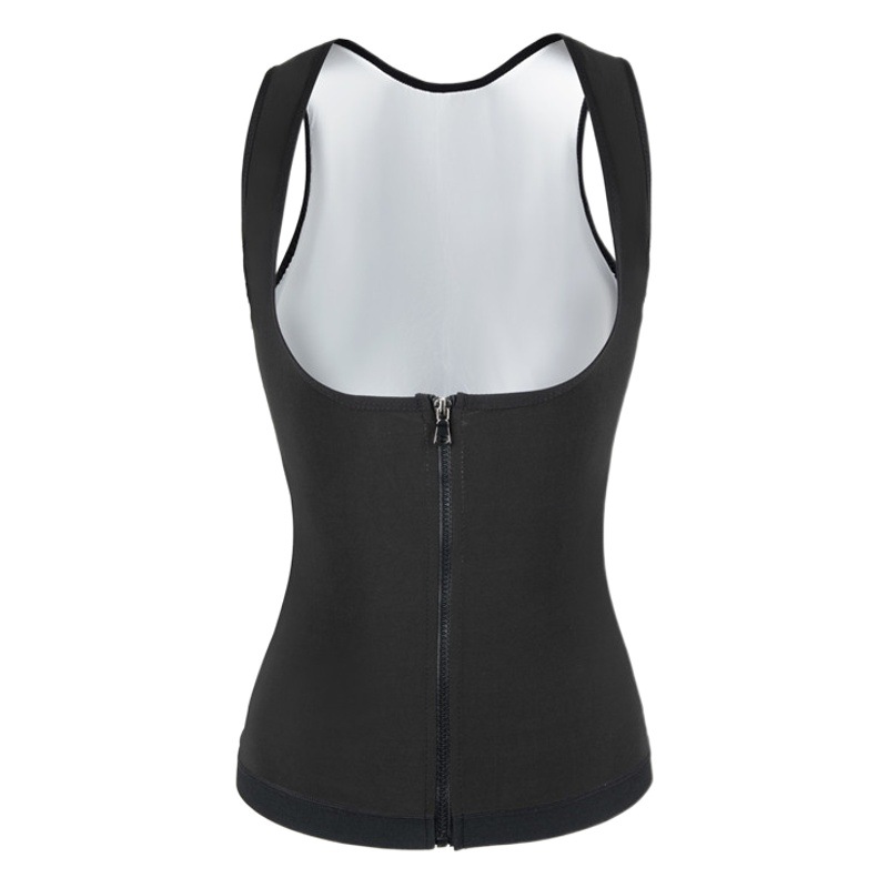 Amazon Women's Sports Body Large Size Tunic Cross-border European and American Sweat Clothing Fitness Sweat-wicking Abdominal Shaper