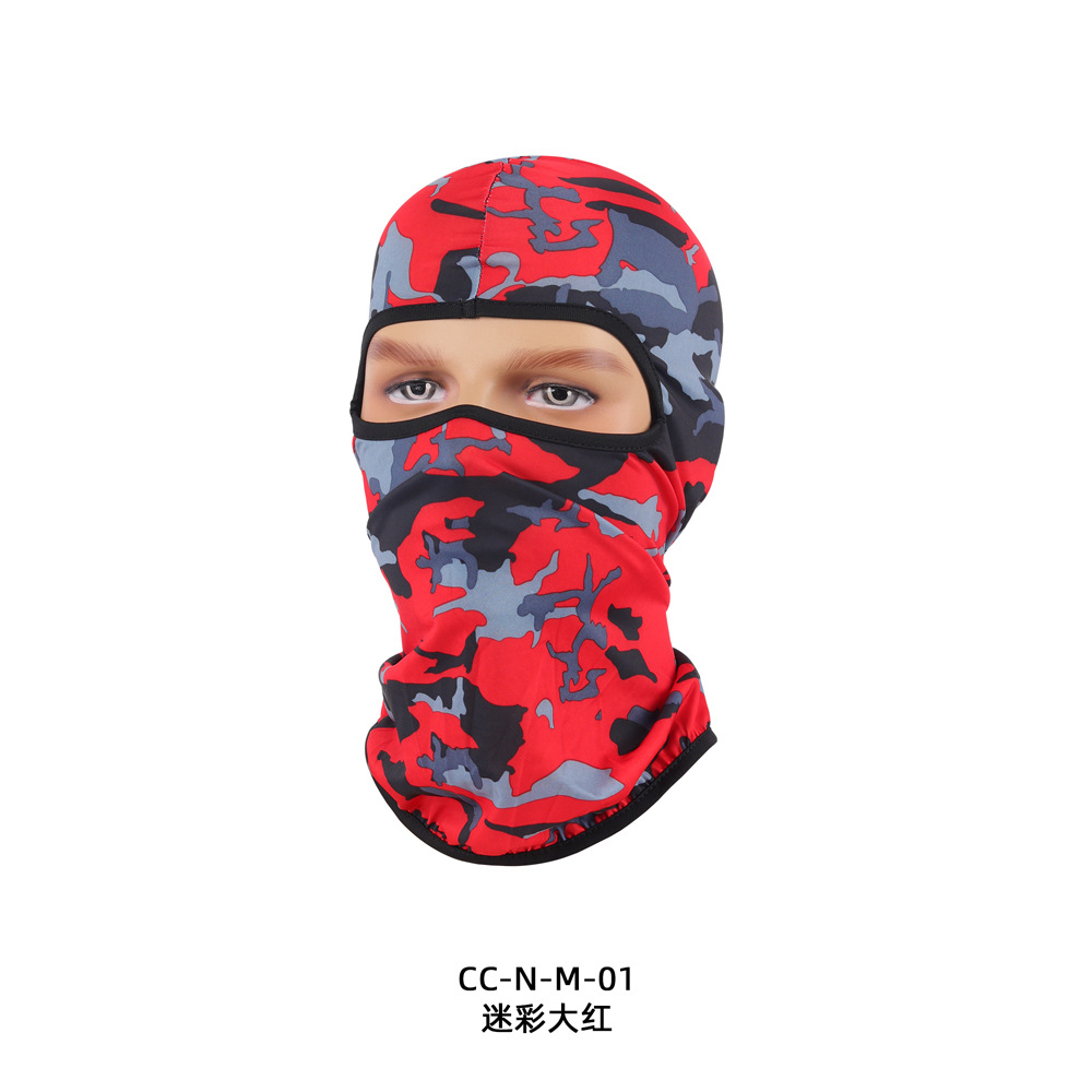Picture of Milk Silk Lycra Soft Equipment Outdoor Cycling Bicycle Motorcycle Windproof Sunproof Dustproof Mask Mask Headband