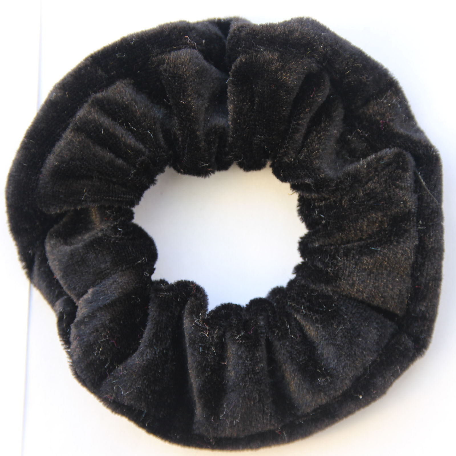 Picture of Amazon Gold Velvet Cloth Pig Intestine Hair Ring Velvet Mother Headband Grandma Jewelry Rubber Band Wholesale