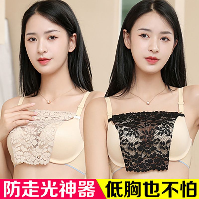 Picture of One-piece anti-light tube bra artifact lace women's seamless exquisite short sexy strapless invisible bra