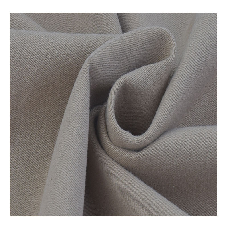 Cotton viscose elastic twill C/R woven four-sided elastic fashion fabric 64%C28%R8%SP 280GSM