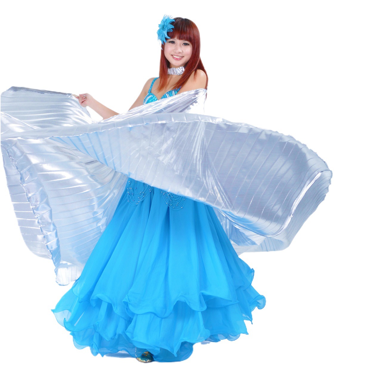 Belly dance gold wings 360 degree non-split belly dance gold wings low price opening dance wings belly dance gold wings