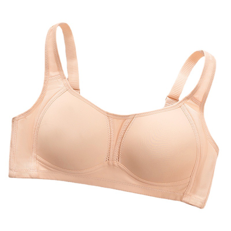 Picture of Ladieswear's Intimates, Middle-Aged and Elderly Cotton-Free Bra, Elderly Large Size Bra, Thin Vest-Style Sports Bra for Women