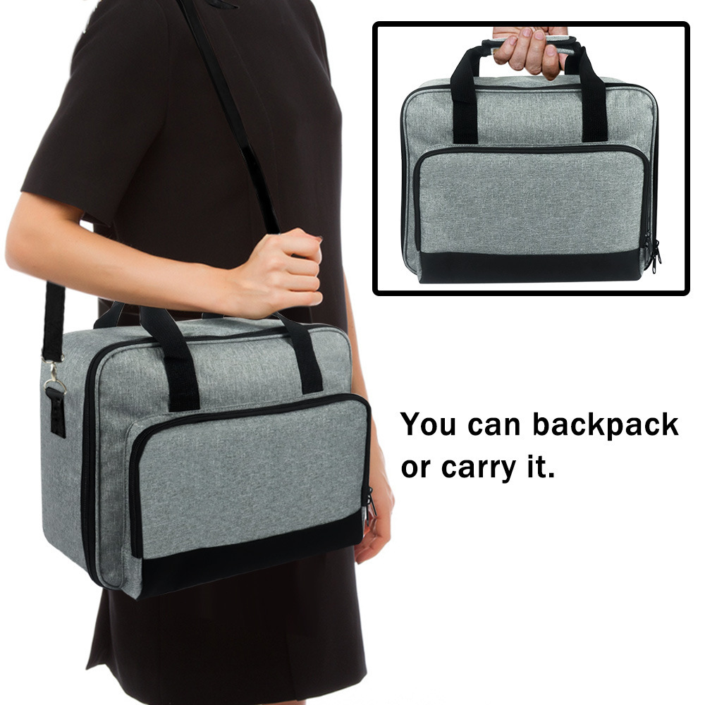 Picture of Amazon Crossbody Satchel Multi-Function Projector Dustproof Cosmetics Bag Household Av Cable Remote Control Accessories Cosmetics Bag
