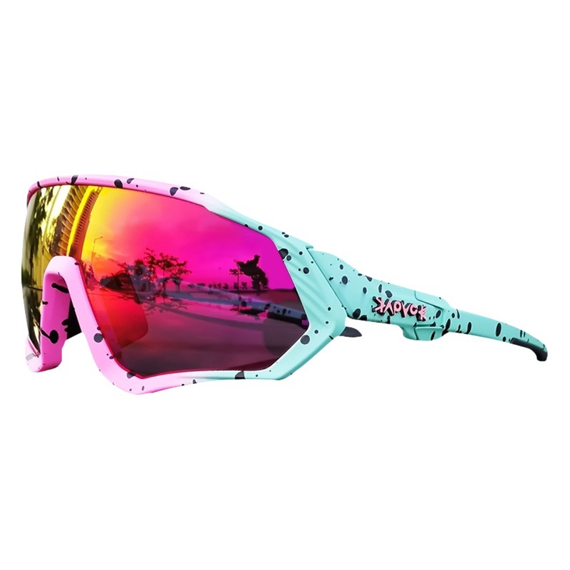Kapvoe Cycling Glasses Road Bike Photochromic Windproof Personalized Mountain Bike Prescription Running Glasses
