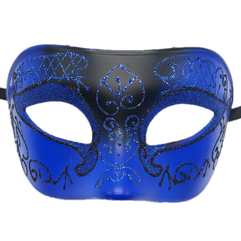 Picture of Men's Masquerade Mask Halloween Ghost Festival Carnival Roman Flathead Mask Show Party Party
