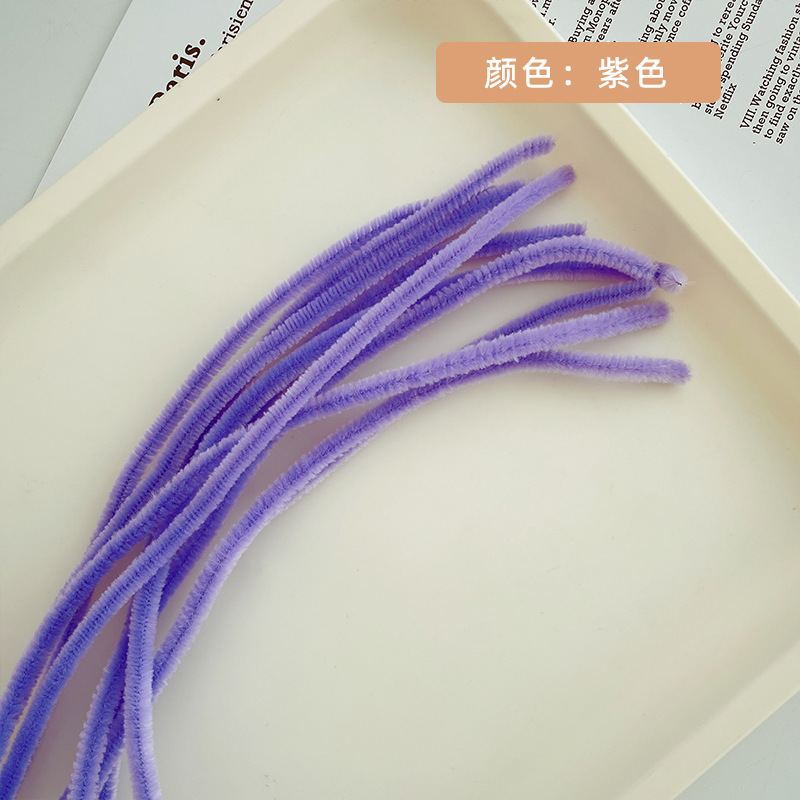 Picture of Colorful Macaron Hair Root Encryption Handmade Hair Root Twisting Stick DIY Kidsren's Toy Making Art Material Package