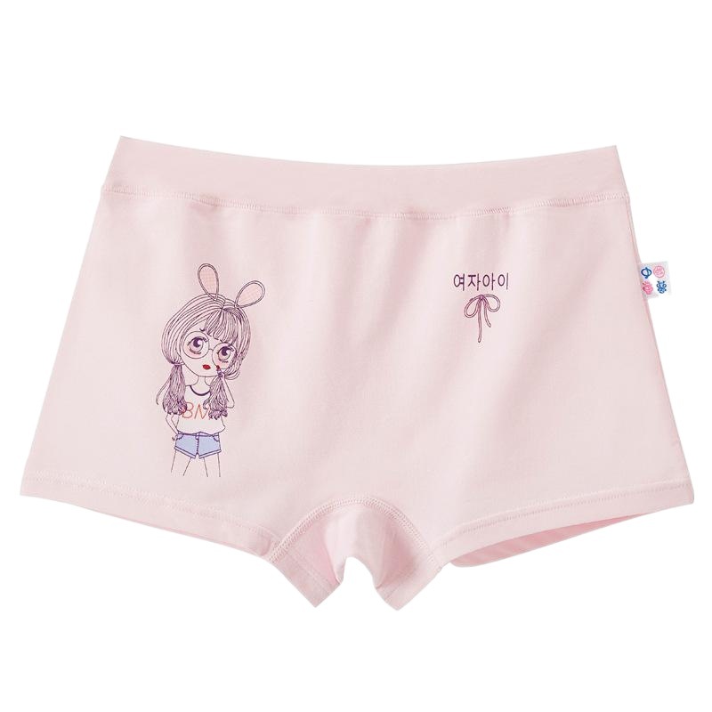 Ainian aifunny children's 50 cotton children's underwear girls' boxer shorts cartoon trendy Girls' student boxer shorts