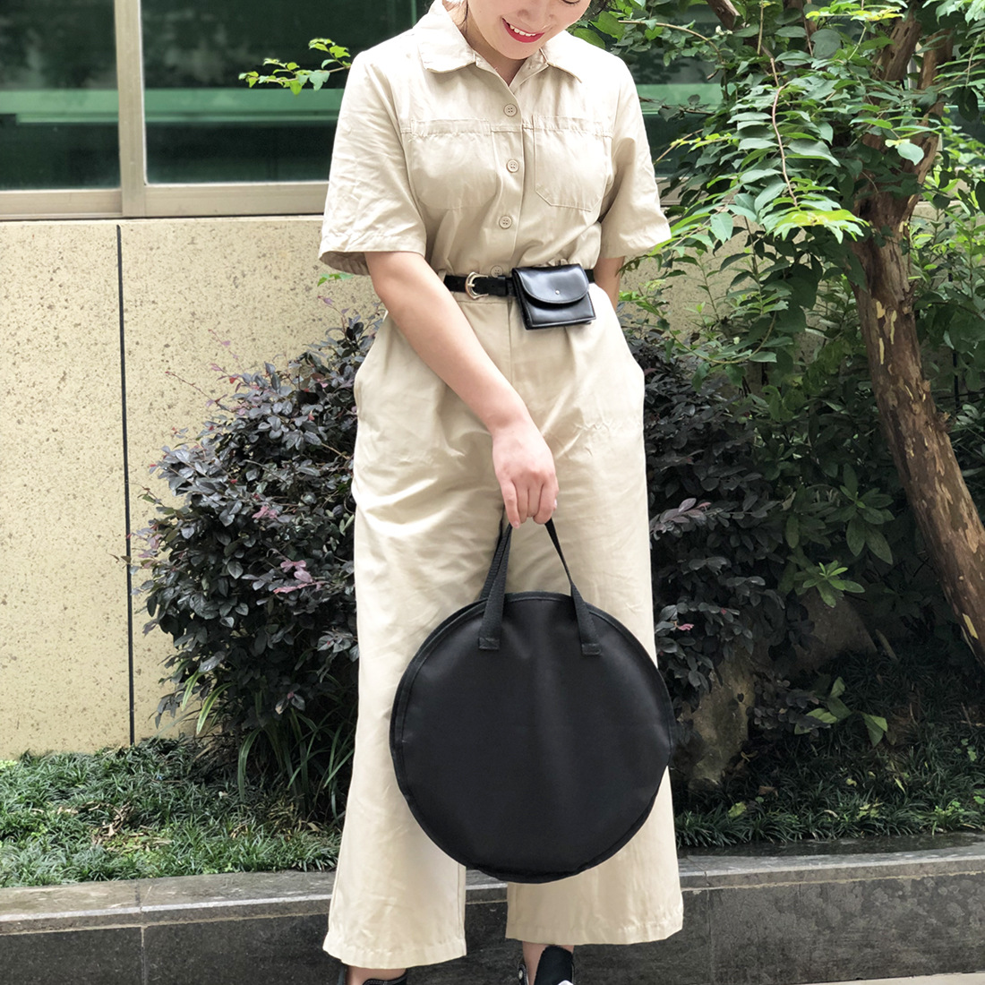 Picture of Percussion Instrument Accessories Black Dumb Drum Bag Waterproof Oxford Cloth 10inch Bag Portable Handbag Storage Bag Silent Practice