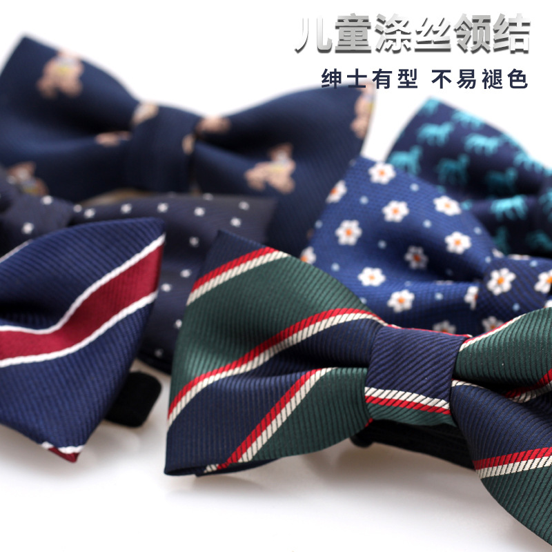 Picture of Children's Small Suit Bows, Banquet Dance Performance Bows, Fashionable and Cool Clothing Accessories, Small Bows