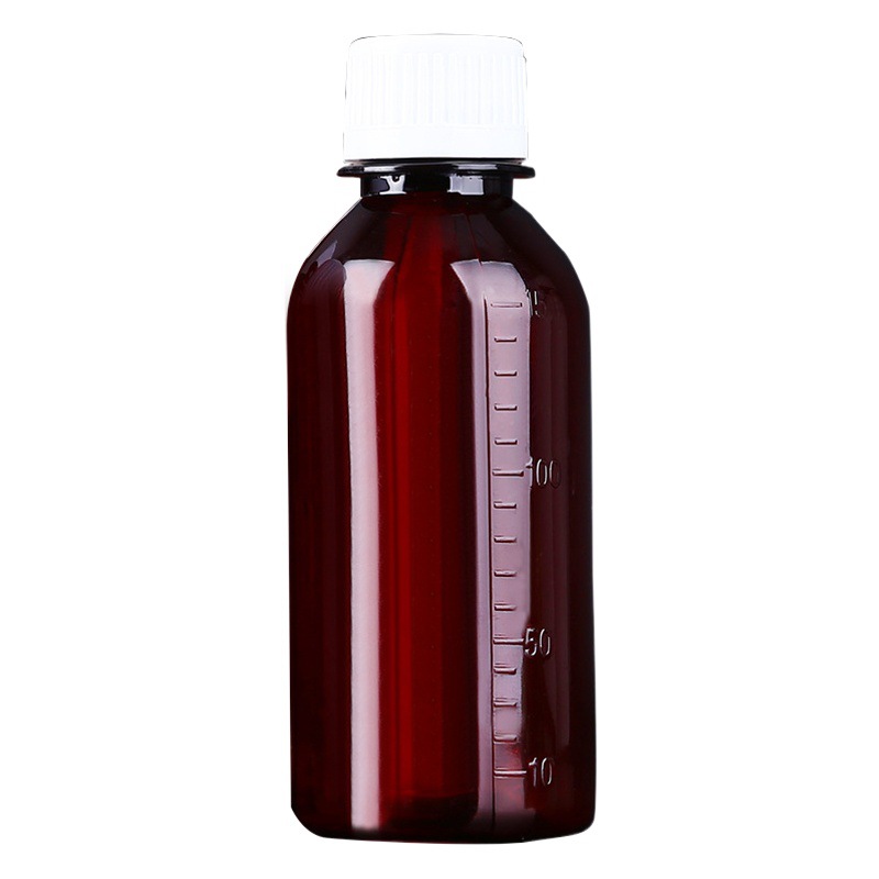 Transparent plastic bottle manufacturers produce 500ml liquid PET alcohol sub-packaging scale bottle small mouth anti-theft sealed bottle