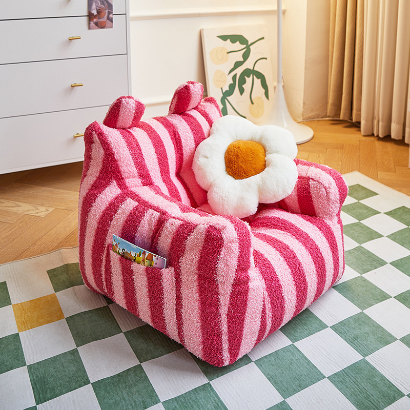 Lazy small sofa, cute bear sofa chair, girl's bedroom, tatami seat, children's bean bag, floor sofa cushion