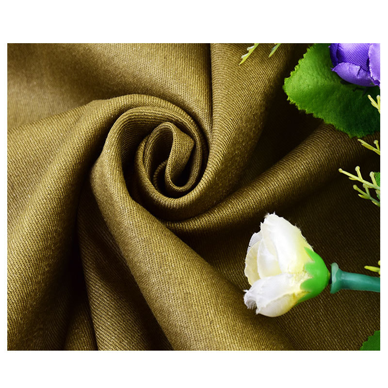 Export Quality New Style Sticky Bamboo Stretch Twill Fabric Soft Feel Fashion Women Dress Fabric