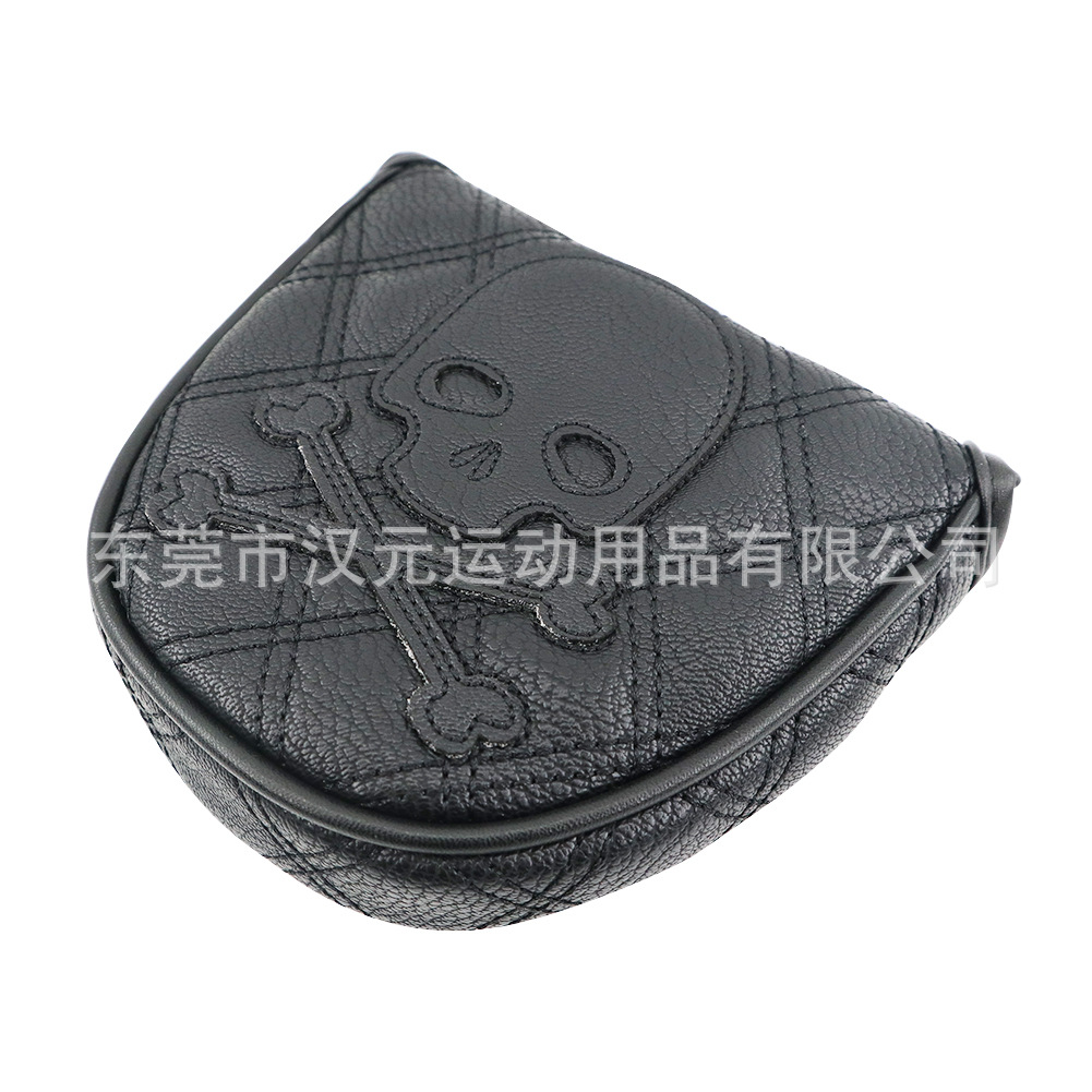 Picture of Manufacturers new golf pole cover wooden pole cover head cover hat cover skull push pole cover sports outdoor protective hat cover