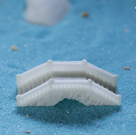 Picture of Micro Landscape Palace Style Bridge Small Bridge Water Simulation Stone Arch Bridge DIY Decorations Accessories Landscaping Small Ornaments