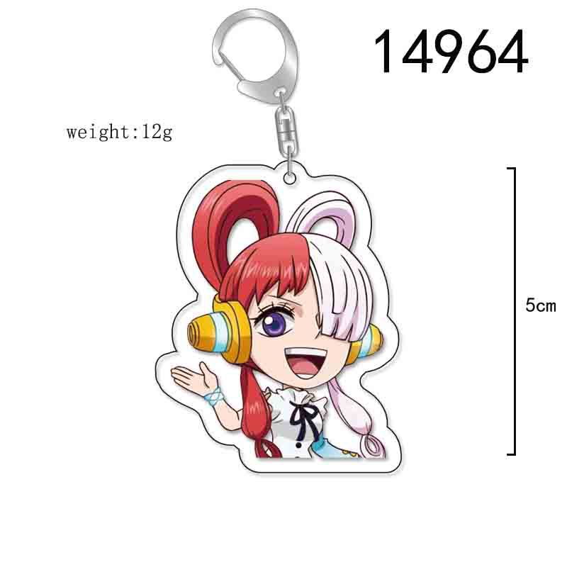 Picture of Cartoon hang one piece peripheral acrylic keychain pendant lufeiqiao barosolon esanzhi Sabo