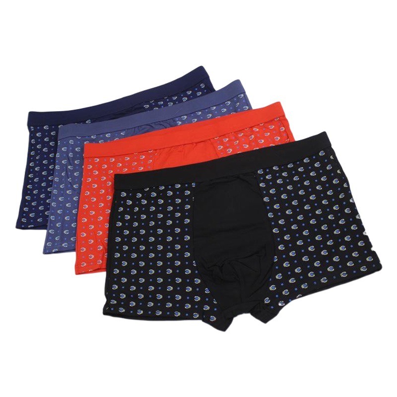 Men's underwear printed mid-waist comfortable underwear men's boxers multi-size multi-pattern factory wholesale
