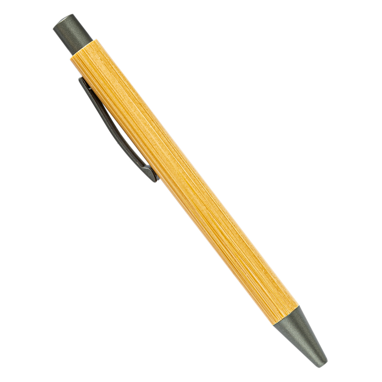 Picture of Spot bamboo pen wholesale bamboo wood material advertising ballpoint pen printable logo gift Pen Press bamboo pen