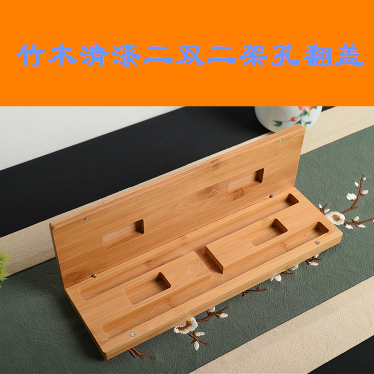 Picture of Solid wood packaging chopsticks wooden box custom pull-out bamboo box custom LOGO multi-specification wooden box custom